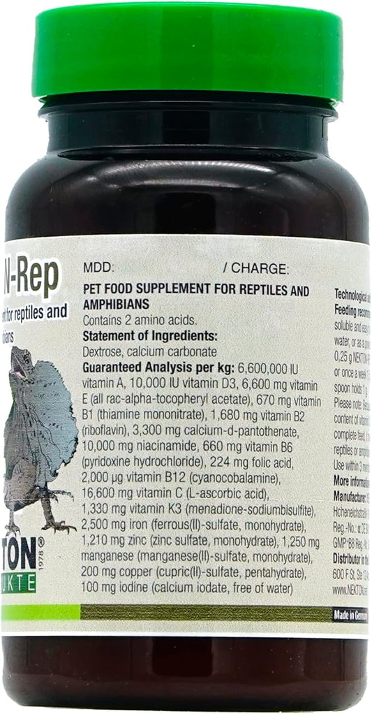 Nekton-Rep Vitamin Mineral Supplement for Reptiles and amphibians, 75gm NEKTON