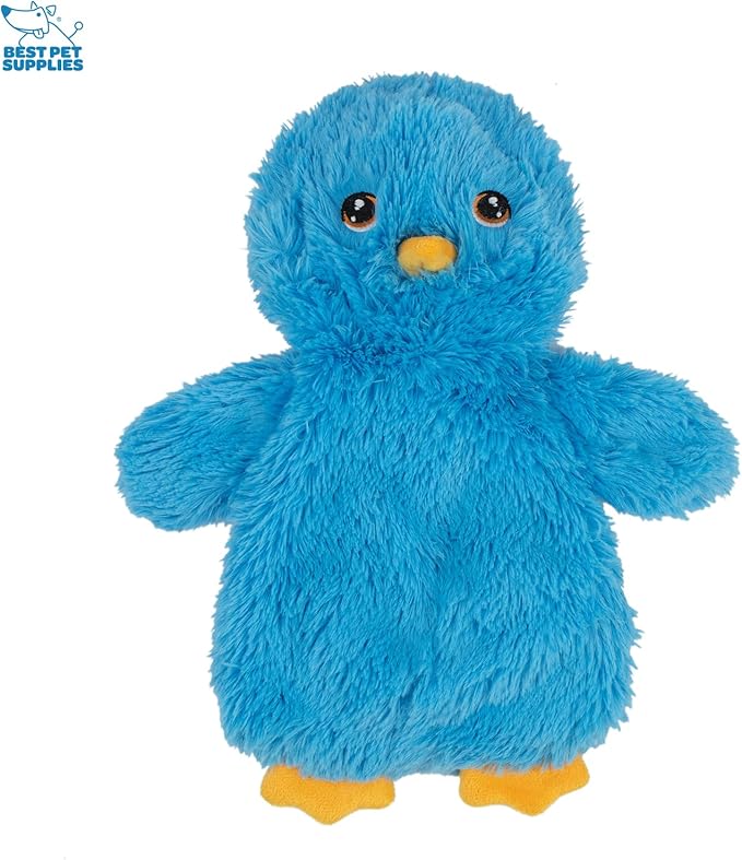 Best Pet Supplies Chicken Crinkle Plush Dog Toys for Interactive Play, Puppy and Senior Indoor Play, Colorful Chicken Toy Shape, Cute and Cuddly - Crinkle Chicken Bundle (Yellow, Pink, Blue) - PAWPICO