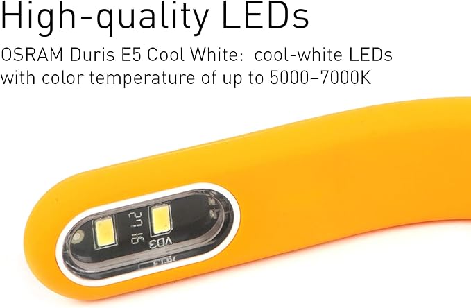 Fish Tank Light - Clip On Aquarium Light - Aquarium Light for Plants - LED Flexible Lamp for Freshwater Small Aquarium Light - PicoSoft Yellow 5 Gallon Aqualighter