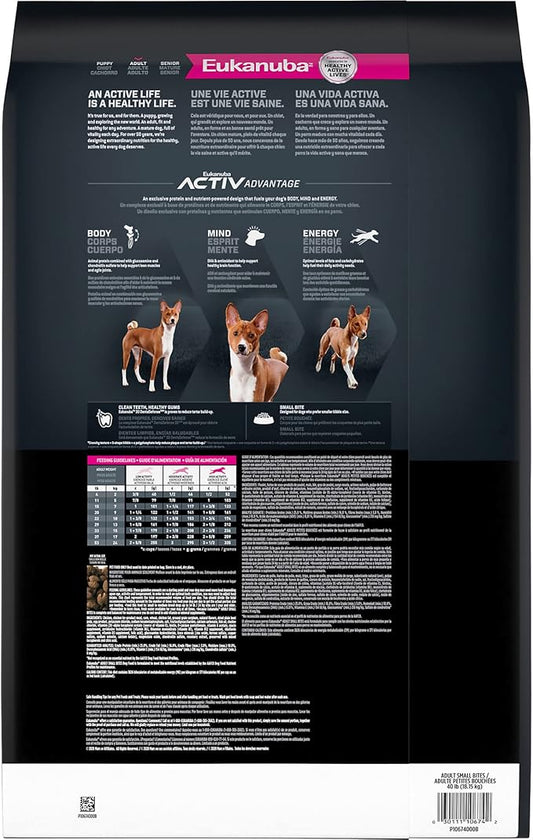 Eukanuba Adult Small Bites Dry Dog Food, 30 lb - PAWPICO