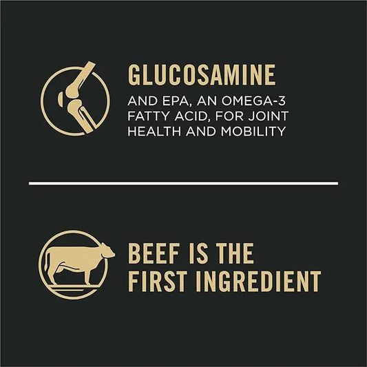 Purina Pro Plan Large Breed Dry High Protein Dog Food With Probiotics for Dogs, Beef and Rice Formula - 47 lb. Bag - PAWPICO