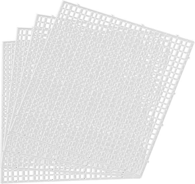 4 PCS Aquarium lid Hood, Fish Tank Top Cover, Plastic Grid Panel Fish Tank Lid Aquarium Cover lid to Prevent Fish from Jumping Out of The Tank and Reptile Pet from Escaping QoTang