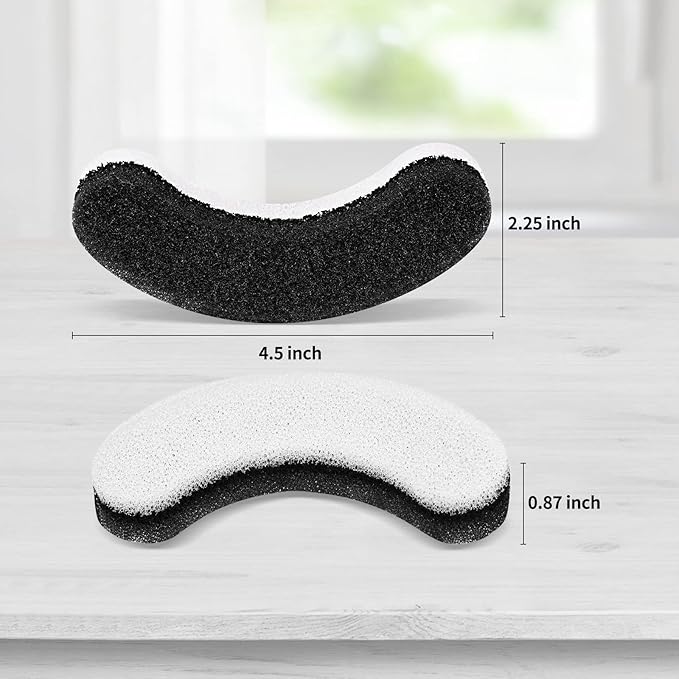 Cat Water Fountain Filters, 16 Pack Pet Fountain Replacement Foam Sponge Pre-Filters Fit for Clear Cat Water Fountain, Dog Water Dispenser - PAWPICO