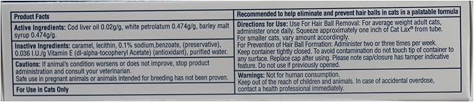 CatLax for Hairball Elimination and Prevention in Cats, 2 oz PAWPICO