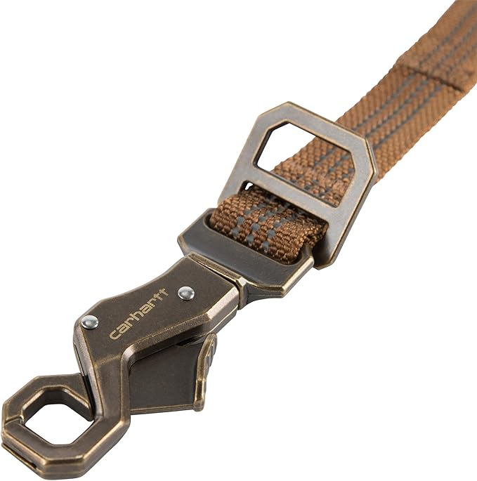 Carhartt Shock Absorbing Dog Leash Carhartt Brown/Brushed Brass Carhartt
