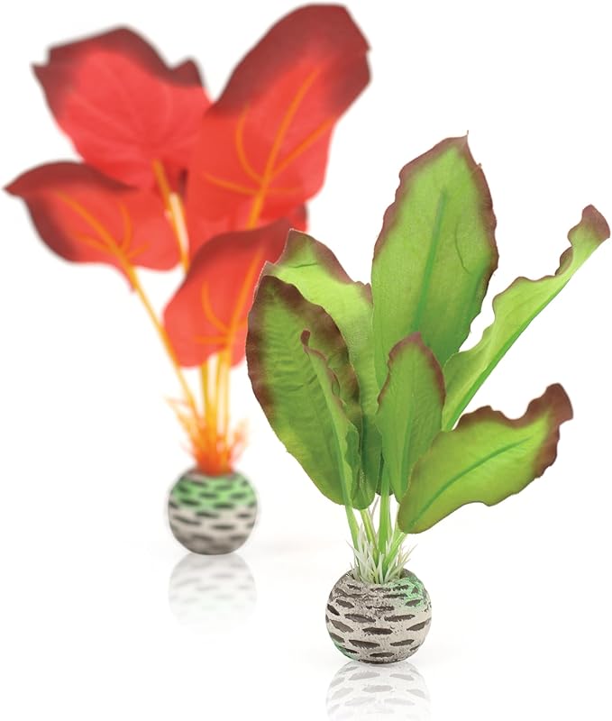 biOrb Silk Plant Set Small Green & red (46099) biOrb