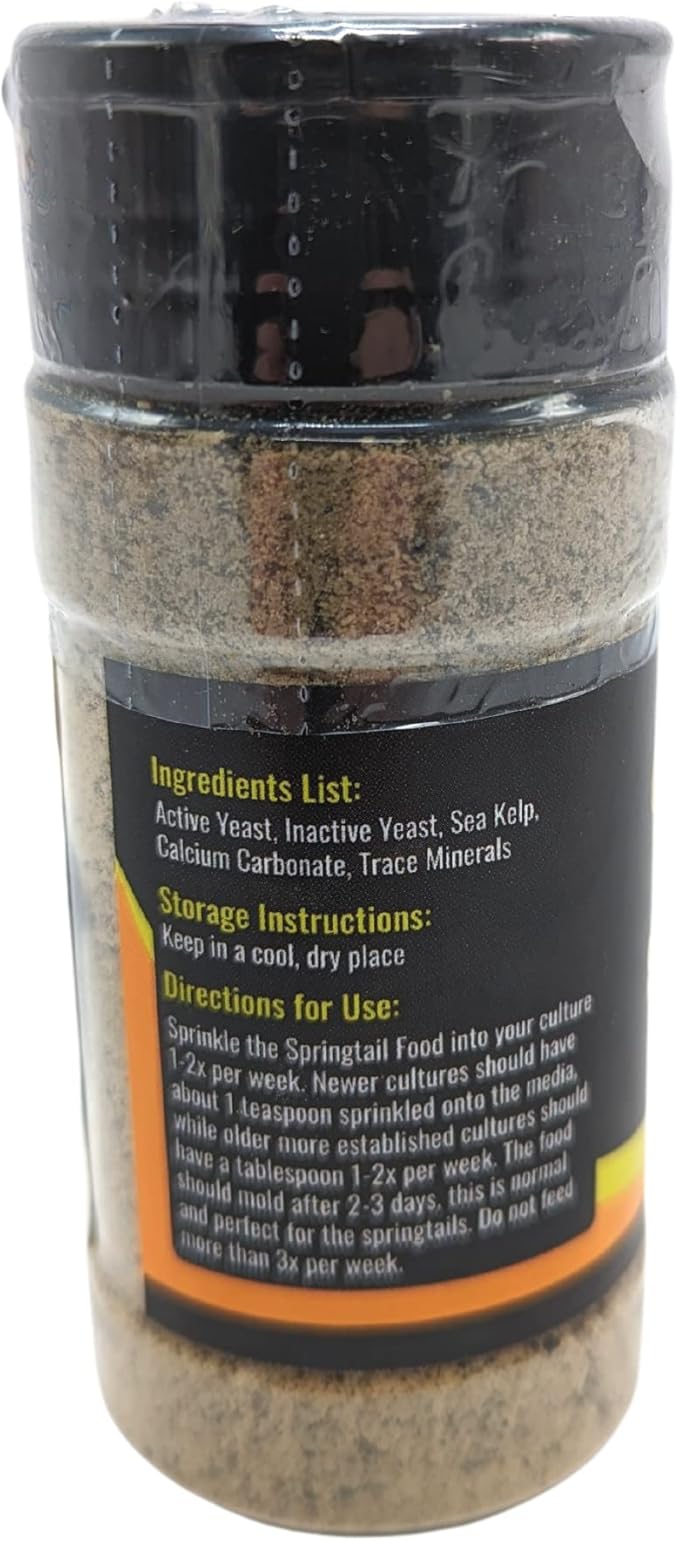 DBDPet Springtail Food (4oz Bottle) - Food for Springtail & Isopod Cultures - Explode Your Springtail Culture's Growth with Our Springtail Food DBDPet