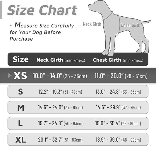 Eagloo Small Dog Harness No Pull, Service Vest with Reflective Strips and Control Handle, Adjustable and Comfortable for Easy Walking, No Choke Pet Harness with 2 Metal Rings, Grey, XS GoExplorewithEagloo