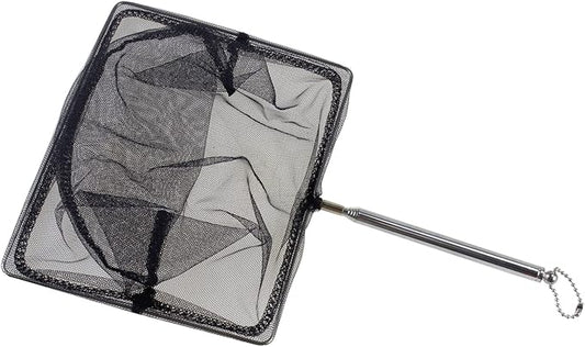 AQUANEAT Fish Net Aquarium,Fish Tank Net,Aquarium Net with Extendable Long Handle (8 Inch) Aquaneat