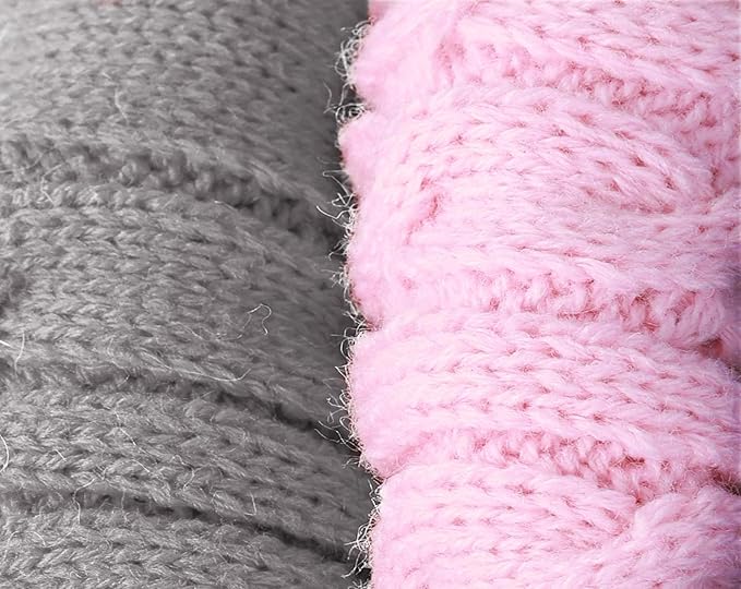2 Pack Dog Sweaters for Small Dogs - Puppy Medium Warm Clothes in Winter, Turtleneck Pullover Design for Boy Girl Pet, Doggie, Cat, Kitten Chihuahua Bulldog Pug Beagles (M, Grey, Pink) - PAWPICO