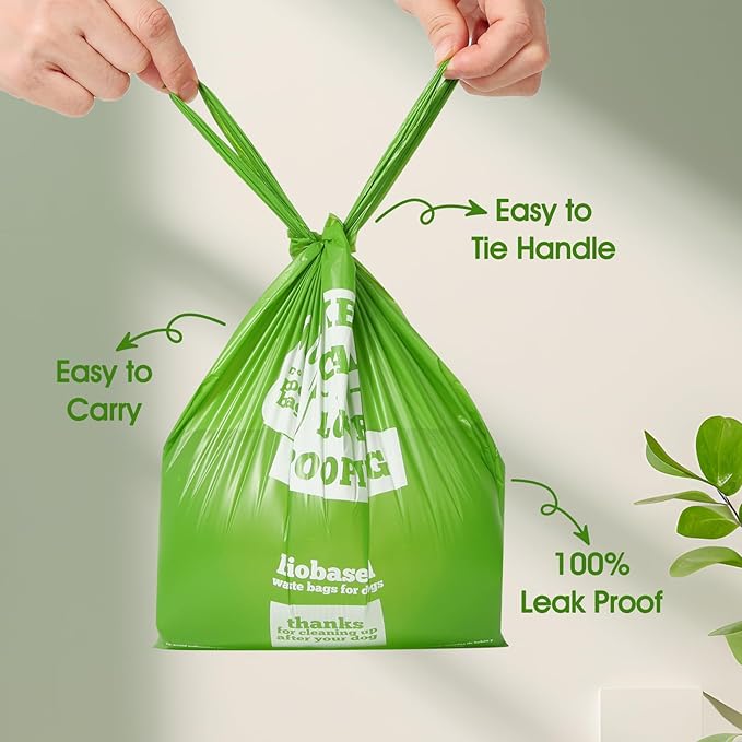 Dog Poop Bags with Handles 300 Bags Leak Proof and Easy Open Dogs Waste Bags for Walking Dogs Cats Litter - PAWPICO