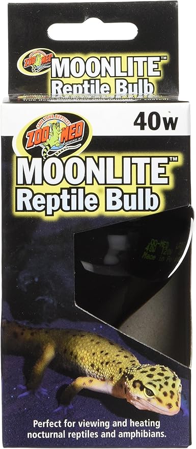 Zoo Med Moonlite Bulb for Reptiles, 40 Watt (Pack of 4) ZooMed