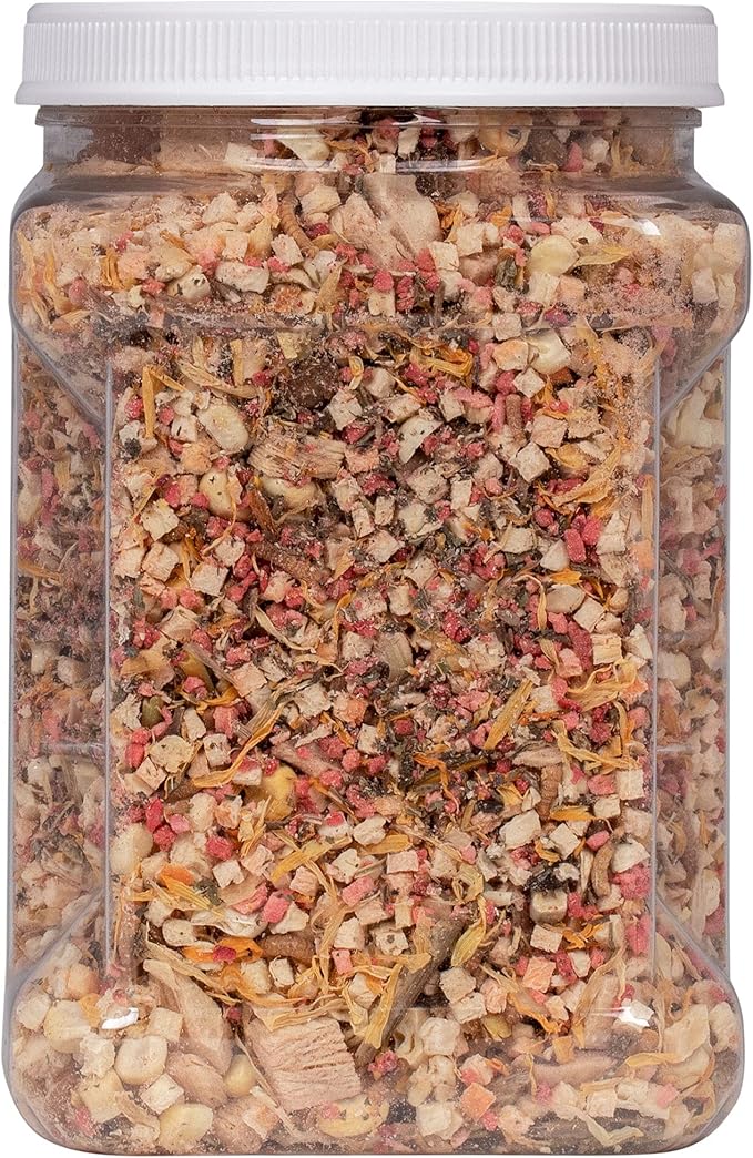 Box Turtle Food Instant Meal for Reptiles - Nutritious Turtle Food, Tortoise Habitat Accessories, Tortoise Food - Made in USA, Quick Prep - 10.5 oz (310g) HealthyHerp