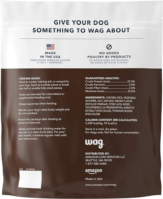 Amazon Brand - Wag Dog Treats Chicken and Waffle Bites 24oz - PAWPICO