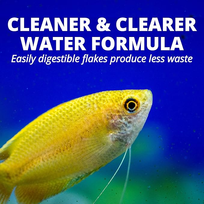 TetraColor Tropical Flakes, Color Boosting Fish Food, Nutritionally Balanced Diet for Tropical Fish, 2.2 lbs Tetra