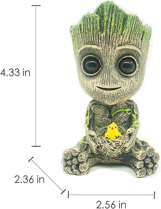 Aquarium Groot Air Bubbler Decorations Fish Tank Air Stone Set AnxunJim
