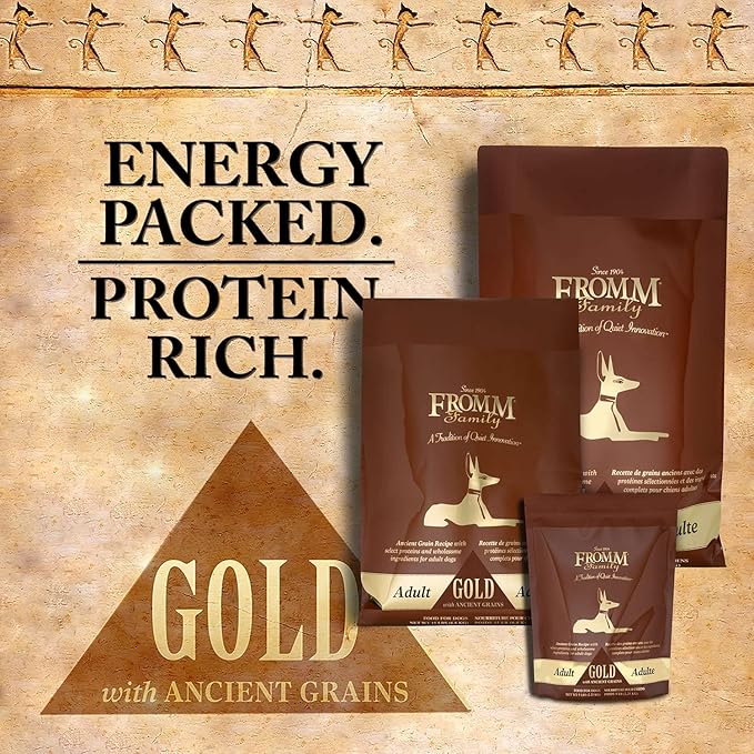 Fromm Adult Gold with Ancient Grains Dry Dog Food (15 lb) - PAWPICO