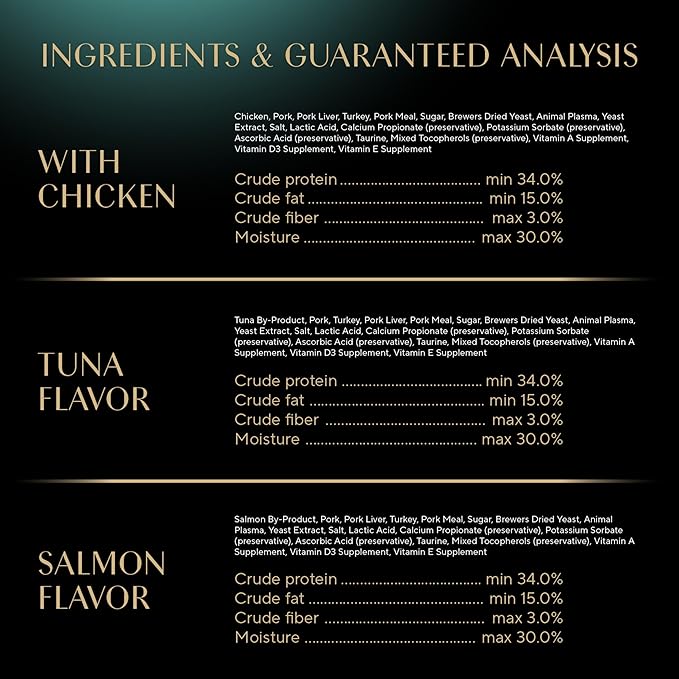Sheba Meaty Tender Sticks Soft Cat Treats with Chicken, Tuna Flavor, and Salmon Flavor, 0.14 oz., 70 Count Sheba