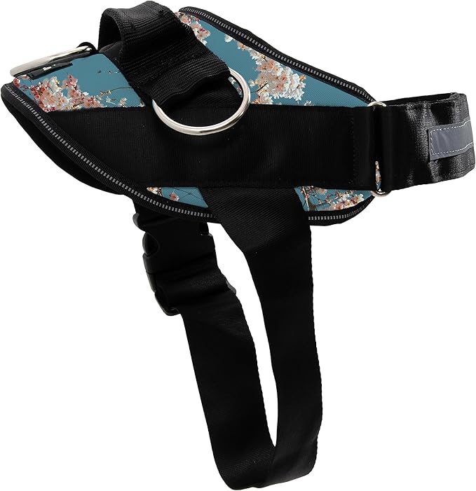 ShawnCo Essential Dog Harness, No-Pull Pet Vest with 3 Leash Clips, No Choke, Reflective, Adjustable and Padded, for Easy Walking and Training for Small, Medium and Large Dogs (Freckle's Garden, XS) SHAWNCO