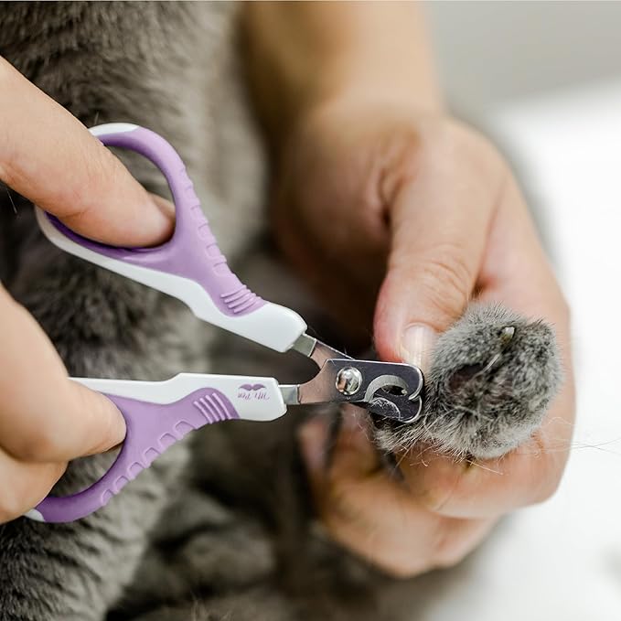 Mr. Pen- Cat Nail Clipper, Purple, Cat Nail Trimmer, Cat Nail Clippers, Cat Claw Clippers, Cat Clippers for Nails, Pet Nail Clippers, Kitten Nail Clipper, Small Dog Nail Clipper, Cat Claw Trimmer - PAWPICO