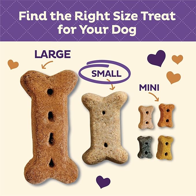 Wellness Old Mother Hubbard Classic P-Nuttier Natural Dog Treats, Crunchy Oven-Baked Biscuits, Ideal for Training, Small Size, 20 ounce bag - PAWPICO
