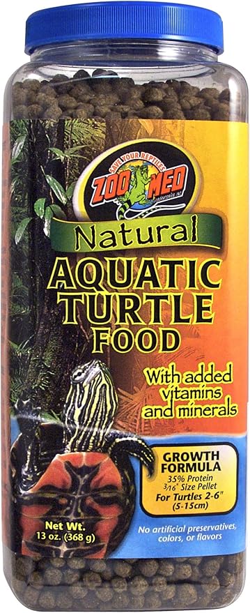Zoo Med Aquatic Turtle Food Growth Formula 13 oz. ZooMed