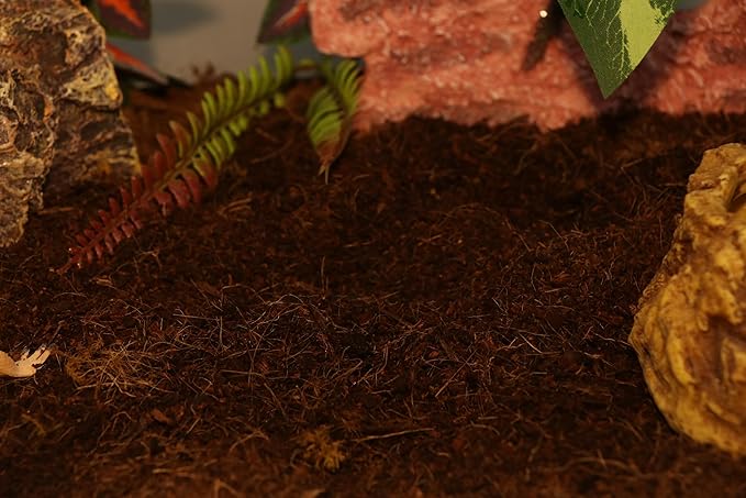 AQUA KT Reptile Natural Coconut Fiber Substrate Bedding Coco Coir Brick for Lizard Hermit Crab Snake Frog Spider Gecko Terrarium Bedding AQUAKT