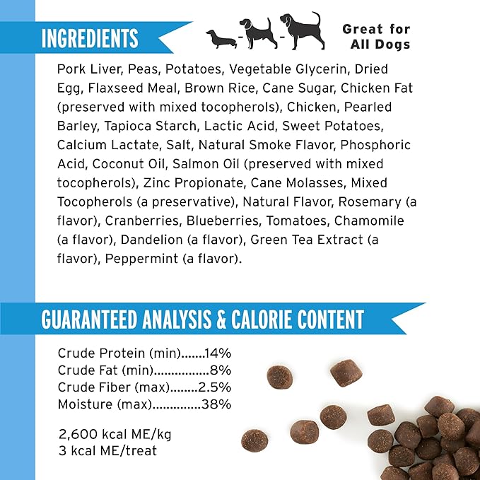 Pet Botanics 20 oz. Pouch Training Reward Soft & Chewy, Chicken Flavor, with 500 Treats Per Bag, The Choice of Top Trainers - PAWPICO