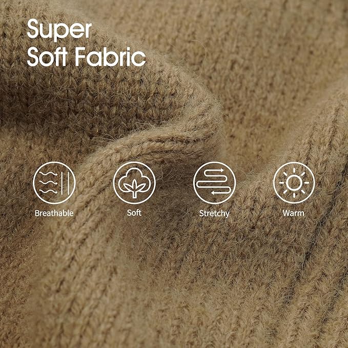 IECOii XXL Dog Sweater,Knit Big Dog Sweater Christmas,Pet Turtleneck Doggy Sweatshirt for Extra Large Dogs boy Girl,Large Size Dog Cold Weather Outfit English Bulldog Clothes for Winter,(Camel XXL) - PAWPICO