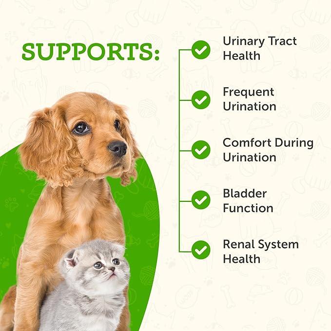 Animal Essentials Tinkle Tonic for Cats & Dogs - Dog & Cat Urinary Supplement, Urinary Support, Herbal Formula, Veterinarian Recommended - 2 Fl Oz AnimalEssentials