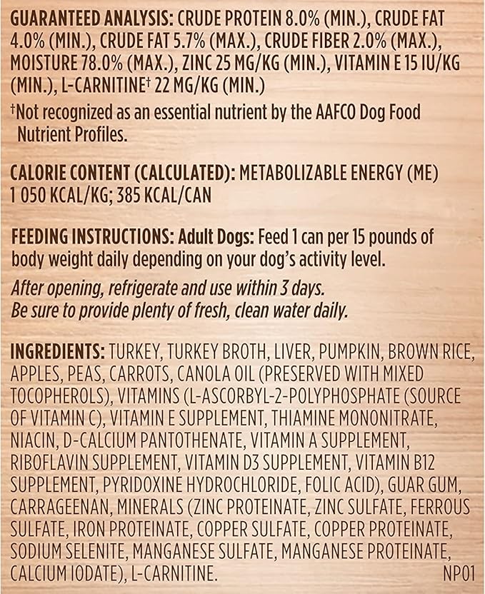 Nutrish Rachael Ray Turkey, Brown Rice & Venison 26 Pounds Dry Dog Food + Weight Management Turkey & Pumpkin 13 Ounce (Pack of 12) Wet Dog Food Bundle - PAWPICO