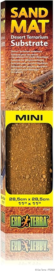 Exo Terra Exo Terra Sand Mat Mini, Desert Terrarium Substrate, 28.5 Cm X 28.5 Cm (11\U201D X 11\U201D) ExoTerra