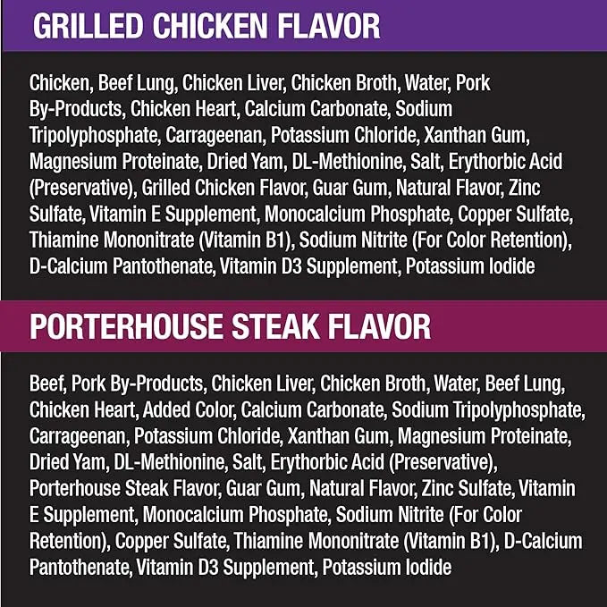 CESAR BACKYARD COOKOUT Adult Wet Dog Food Classic Loaf in Sauce Variety Pack, Grilled Chicken and Porterhouse Steak Flavors, (12) 3.5 oz. Easy Peel Trays - PAWPICO