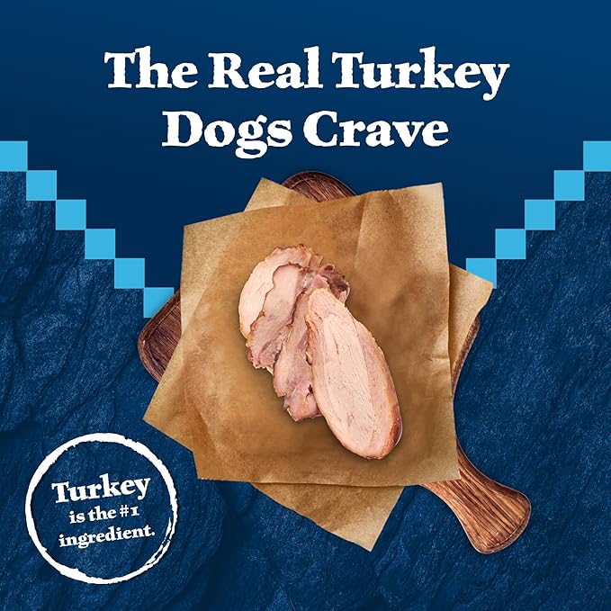 Blue Buffalo Wilderness Trail Treats High Protein Grain Free Crunchy Dog Treats Biscuits, Turkey Recipe, 36-oz box - PAWPICO