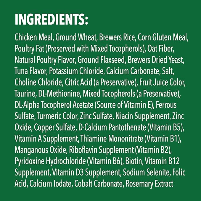 Greenies Feline Adult Natural Dental Care Cat Treats, Tempting Tuna Flavor, 4.6 oz. Pouch GREENIES