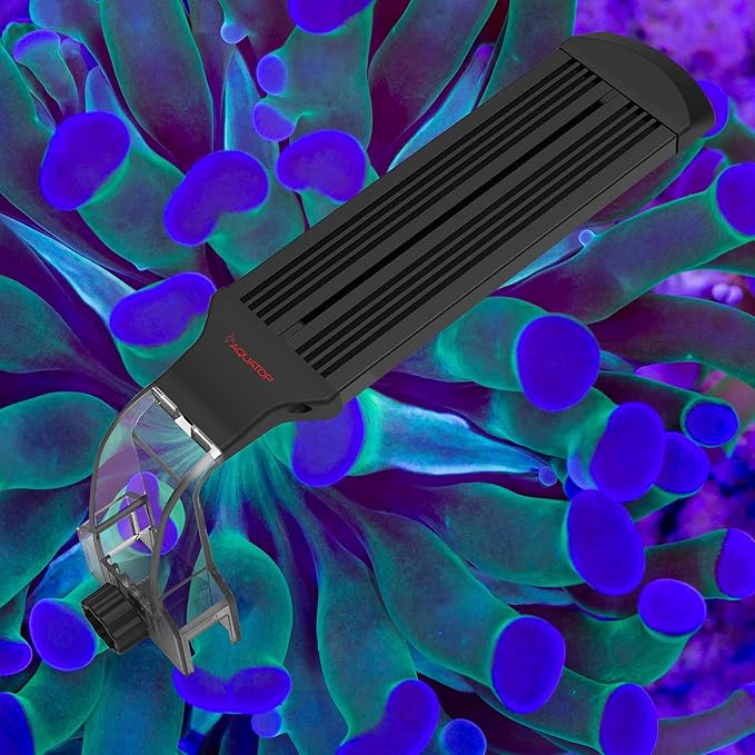 Aquatop SkyAqua Marine Mini LED Saltwater Aquarium Light, 14000K Spectrum – 3 Position Toggle Switch, Aquarium Lights for Fish Tanks, UL & CSA, Natural Sunlight Illumination AQUATOP