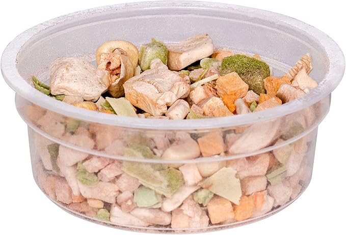 Tortoise Food Instant Meal for Reptiles - Nutritious Turtle Food, Tortoise Habitat Accessories, Tortoise Food - Made in USA - Ideal for Box Turtles, Lizards - 7 x 0.21 oz (6g) Cups HealthyHerp