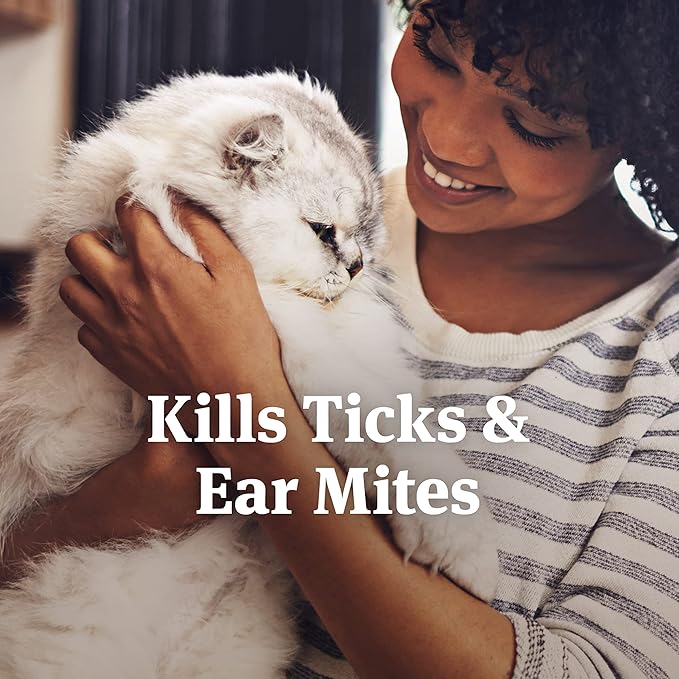 PetArmor Ear Mite Treatment for Cats, Ear Mite Medicine Kills Ticks and Ear Mites to Relieve Itchiness, Ear Mite Drops Sooths Ears with Aloe, 3oz PetArmor
