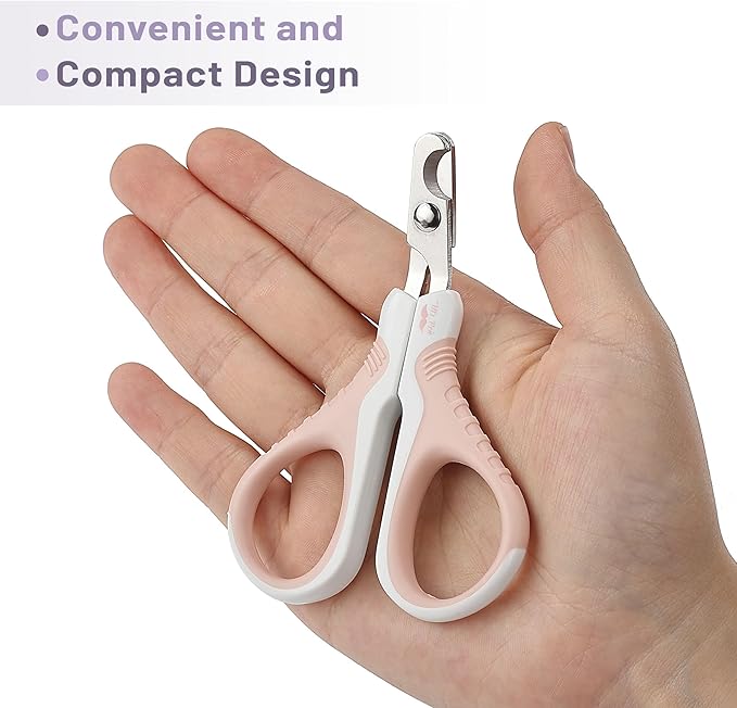 Mr. Pen- Cat Nail Clipper, Pink Cat Nail Trimmer, Cat Nail Clippers, Cat Claw Clippers, Cat Clippers for Nails, Pet Nail Clippers, Kitten Nail Clipper, Small Dog Nail Clipper, Cat Claw Trimmer - PAWPICO