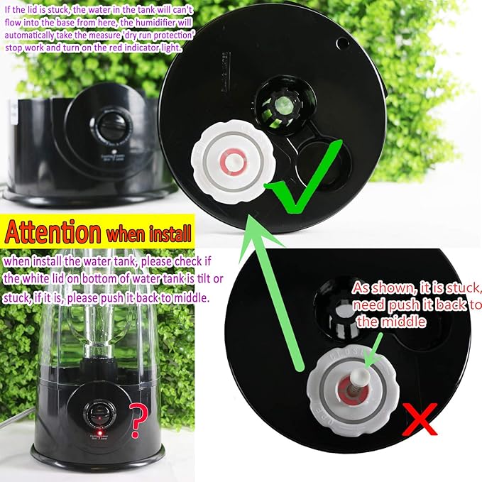 Reptile Fogger Terrariums Humidifier Fog Machine Mister 3L Large Size Ideal for Paludarium/Vivarium/Reptiles/Amphibians/Herps Coospider