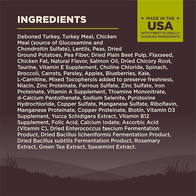 Wellness CORE Grain-Free High-Protein Dry Dog Food, Natural Ingredients, Made in USA with Real Meat, All Breeds, For Adult Dogs (Reduced Fat, 4-Pound Bag) - PAWPICO