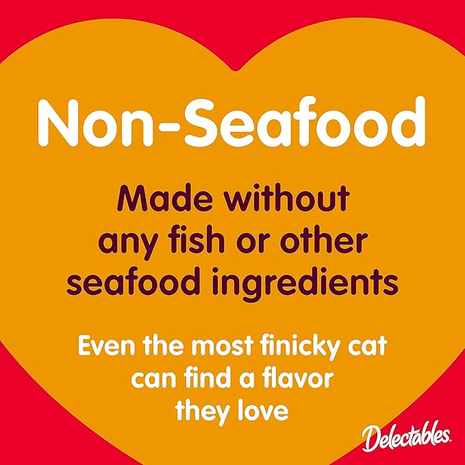 Delectables Squeeze Up Non-Seafood Variety Pack Lickable Cat Treat, 20 Count (Pack of 1) Hartz