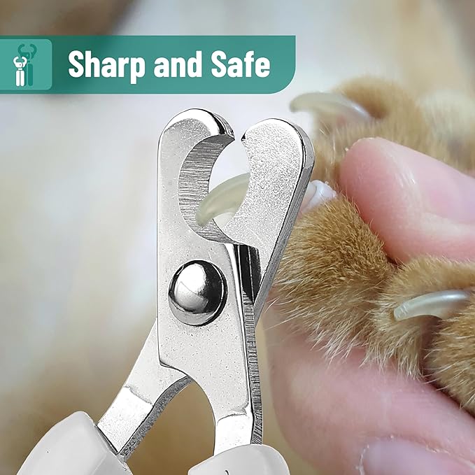 Mr. Pen- Cat Nail Clipper, Blue & White Cat Nail Trimmer, Cat Nail Clippers, Cat Claw Clippers, Cat Clippers for Nails, Pet Nail Clippers, Kitten Nail Clipper, Small Dog Nail Clipper Cat Claw Trimmer - PAWPICO