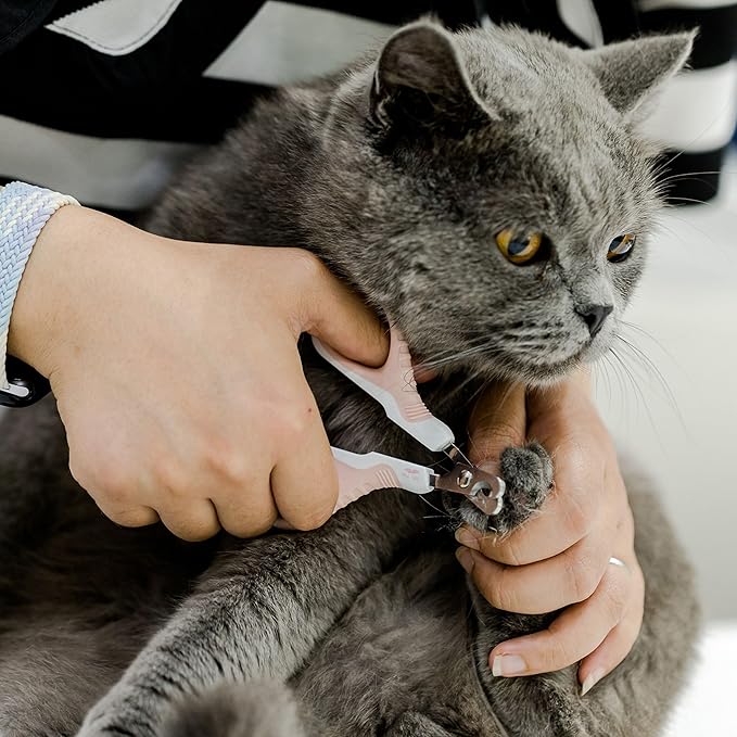 Mr. Pen- Cat Nail Clipper, Pink Cat Nail Trimmer, Cat Nail Clippers, Cat Claw Clippers, Cat Clippers for Nails, Pet Nail Clippers, Kitten Nail Clipper, Small Dog Nail Clipper, Cat Claw Trimmer - PAWPICO