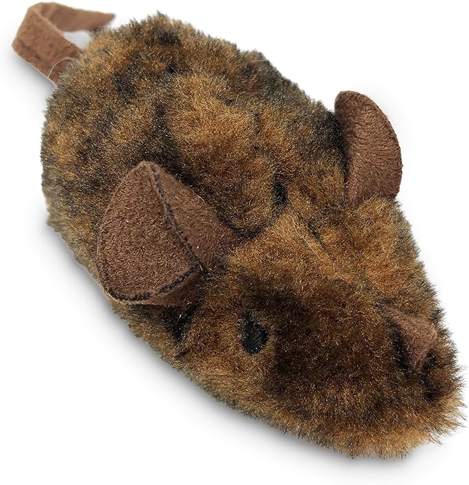 OurPets Play-N-Squeak Mouse Hunter Cat Toy (Interactive Cat Toy & Catnip Toy with Real Mouse Electronic Sound) Perfect Toys for Indoor Cats with Catnip - PAWPICO