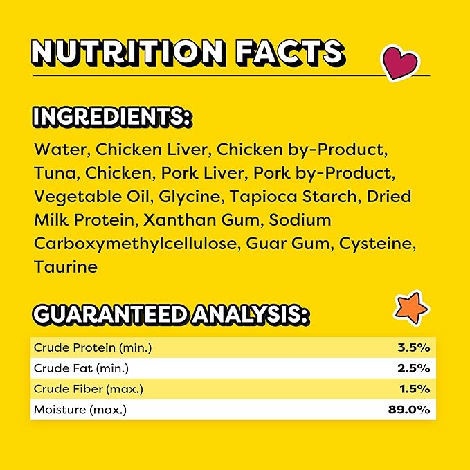 Temptations Creamy Puree with Tuna Lickable, Squeezable Cat Treats, 0.42 Oz Pouches, 4 Count (Pack of 11) - Total 44 Count Temptations