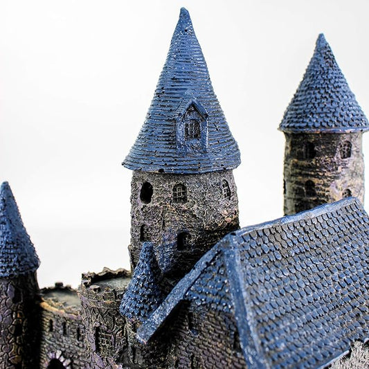 Penn-Plax Age-of-Magic Wizard’s Castle Aquarium Decoration – Safe for Freshwater and Saltwater Fish Tanks – Extra Large – Part A Penn-Plax