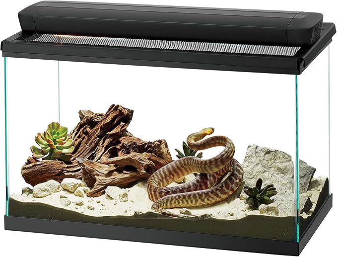 Zilla Pro Sol Customizable Light & UVB Fixture for Reptile Terrariums, 20 Inches Zilla