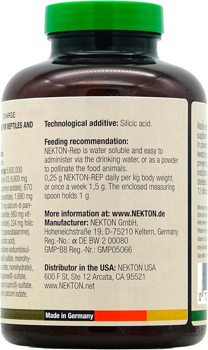 Nekton Rep Vitamin Mineral Supplement for Reptiles 300gm NEKTON