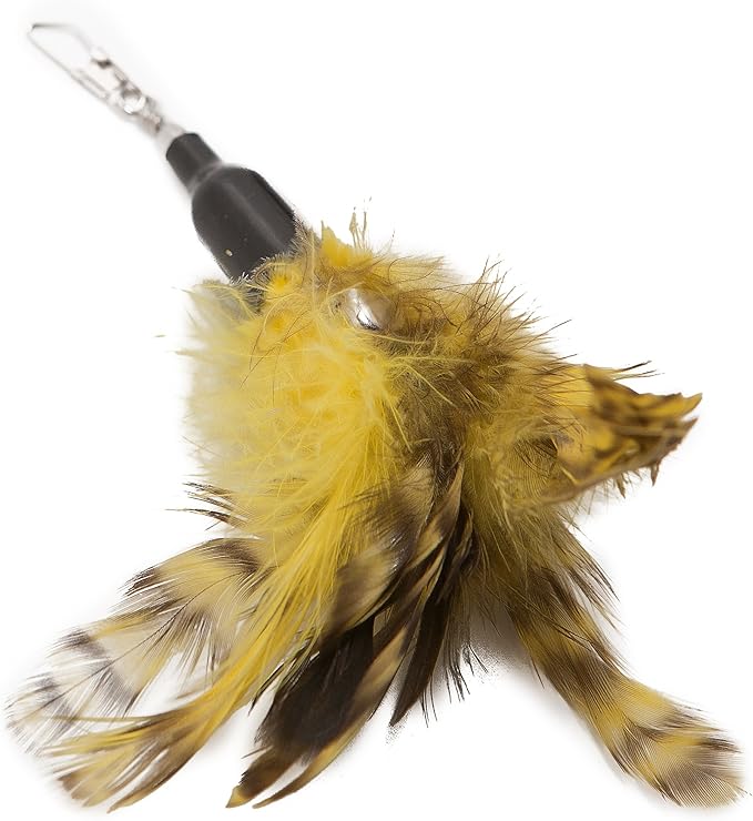 The Natural Pet Company Cat Toys Feather Refill 6 Pack - Add Life to Your Cat's Favorite Toy with This Interchangeable Feather Refill Multipack (As Photographed). - PAWPICO